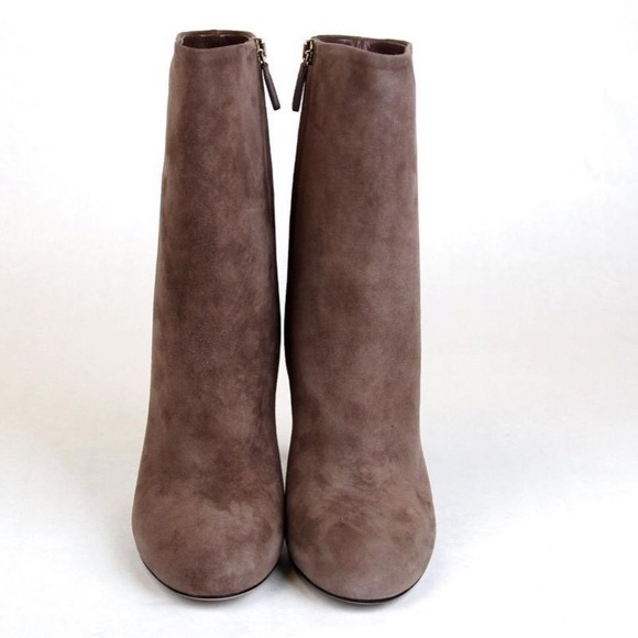 Gucci Suede Mauve Ankle Boots Size 38.5 - Picture 2 of 5
